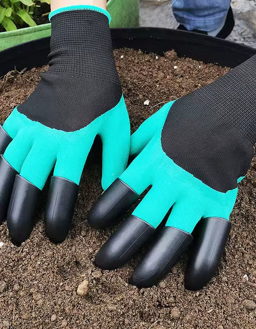 Load image into Gallery viewer, ClawMaster Garden Gloves – Digging &amp; Planting Gloves with Non-Slip Grip and Built-In Claws
