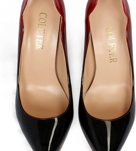 High Heels for Women, 4.72 Inch/12Cm Pointed Toe Dress Shoes Stiletto Heels Evening Party Pumps