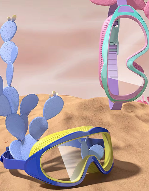 Load image into Gallery viewer, AquaChamp Kids Swim Set – Waterproof Anti-Fog Swimming Goggles &amp; Cap with Protective Case
