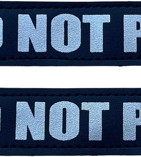 Reflective Dog Patches with Hook Backing -Service Dog, Service Dog in Training, Do Not Pet, Emotional Support, Therapy Dog, Best Friend, in Training for Animal Vest Harnesses, Collars, Leashes