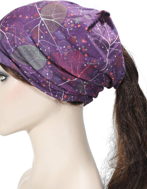 Load image into Gallery viewer, Women Fashion Slouchy Beanie Hat for Summer Stretch Infinity Scarf Headwear Skull Cap
