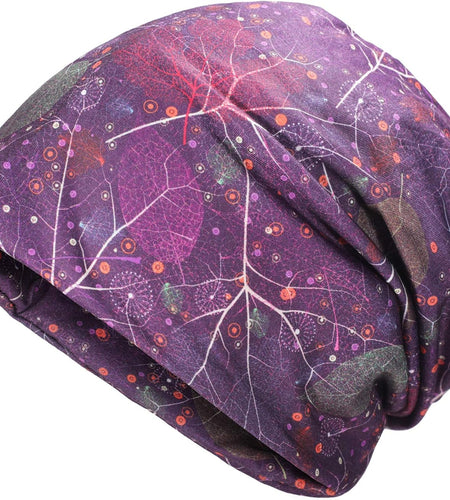 Women Fashion Slouchy Beanie Hat for Summer Stretch Infinity Scarf Headwear Skull Cap